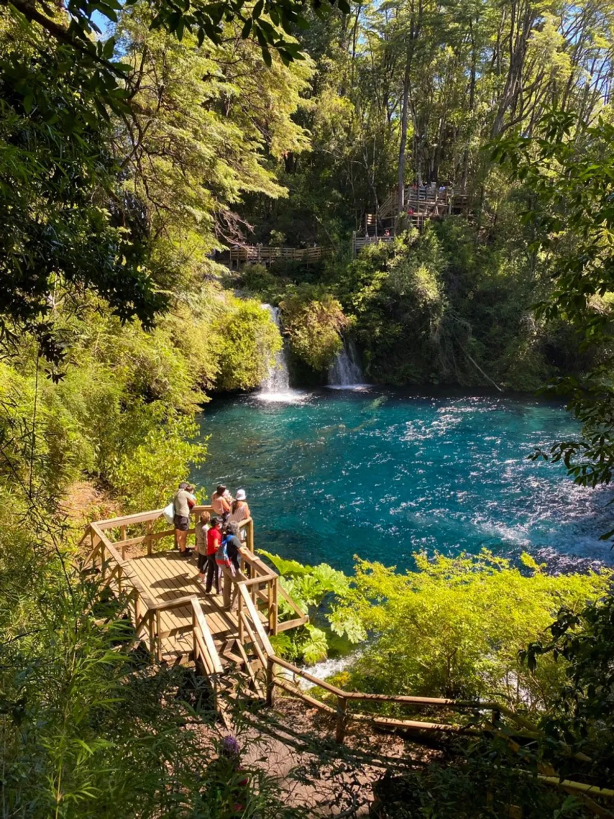 Visita a Ojos del Caburgua en Pucón – Cascadas y pozones de agua azul - 1