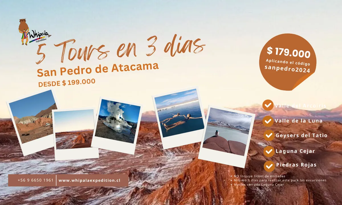 5 Tours en 3 días